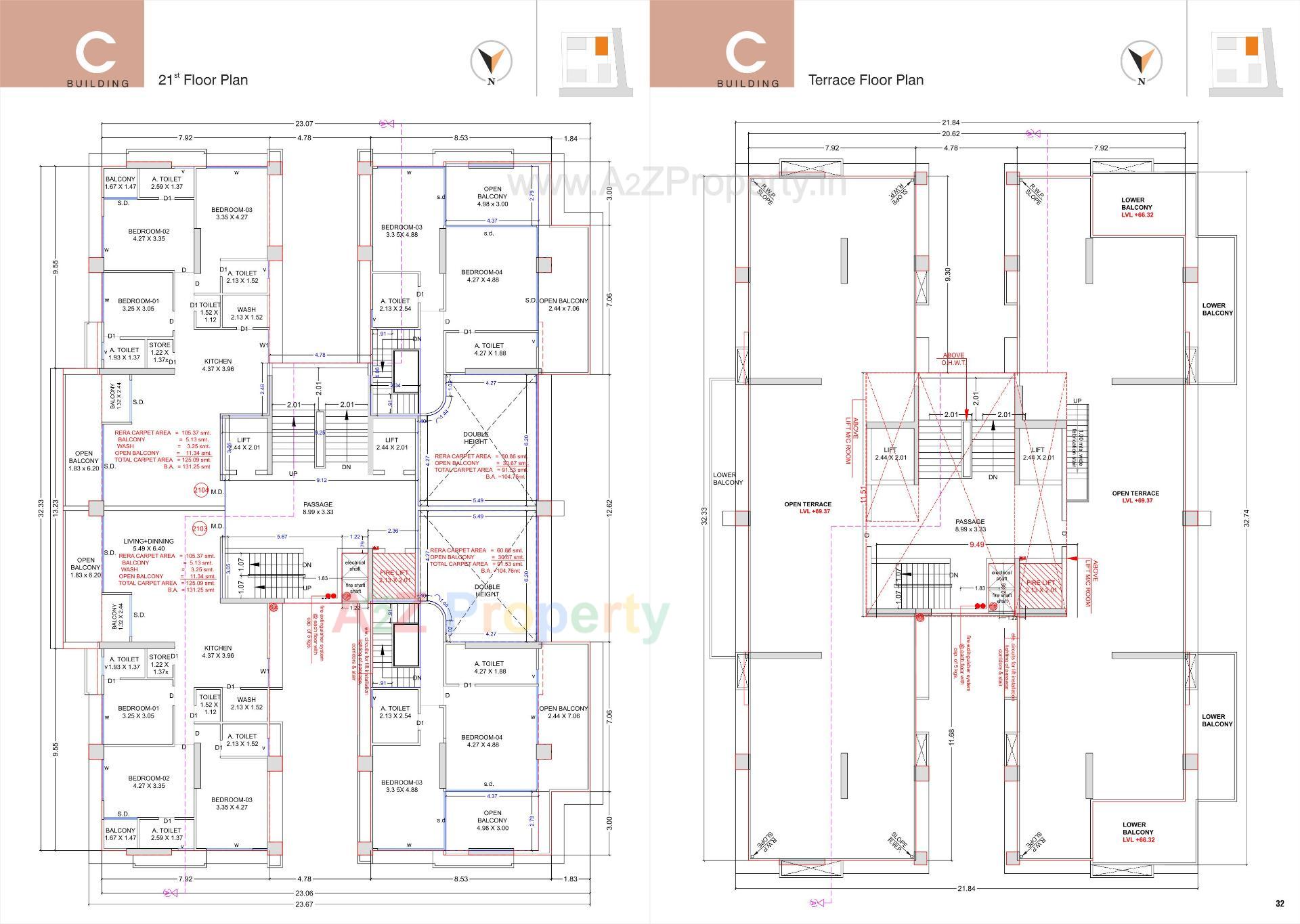 Layout of real estate project Ashtavinayak Homes located at Pal , Surat, Gujarat