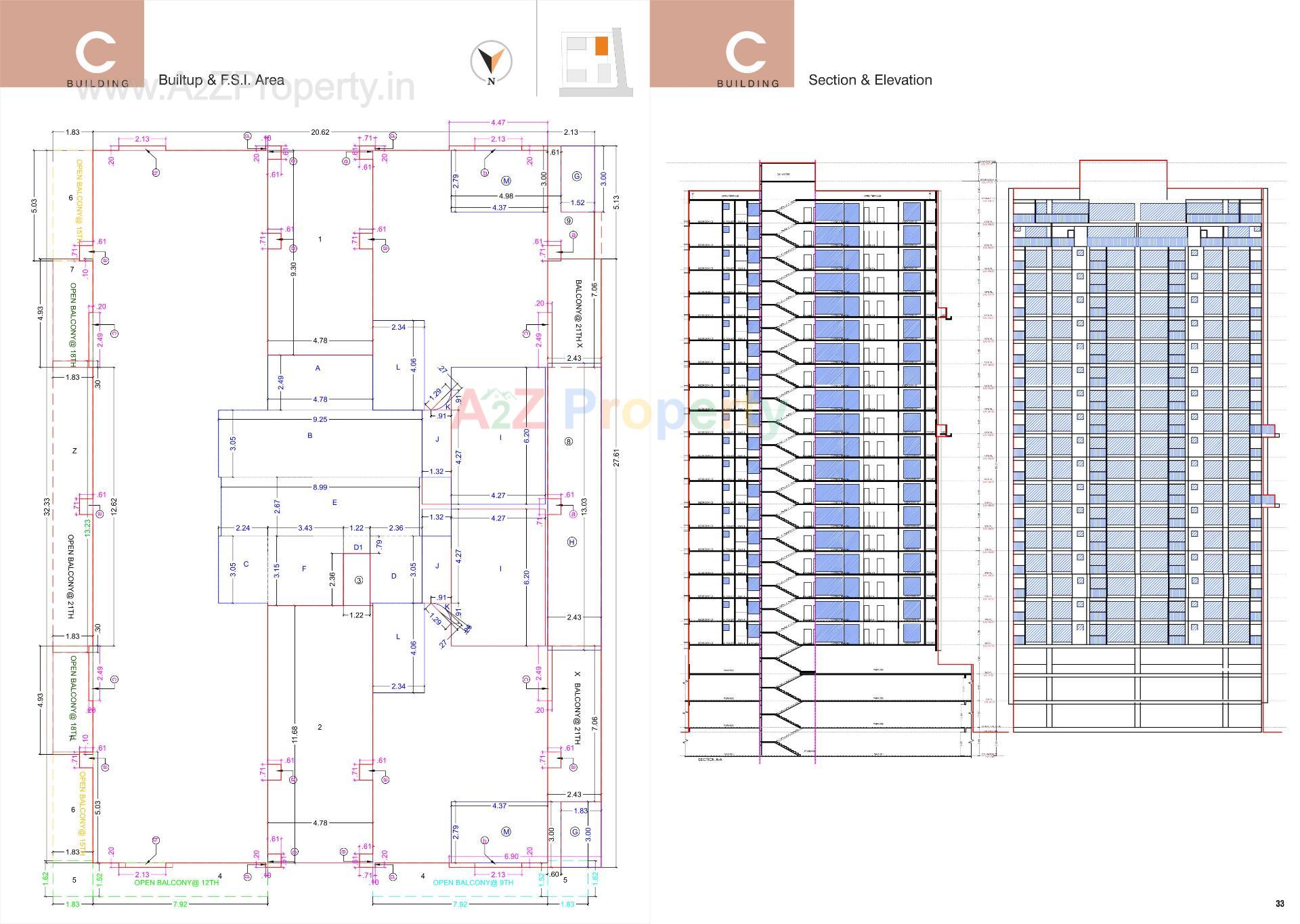 Layout of real estate project Ashtavinayak Homes located at Pal , Surat, Gujarat