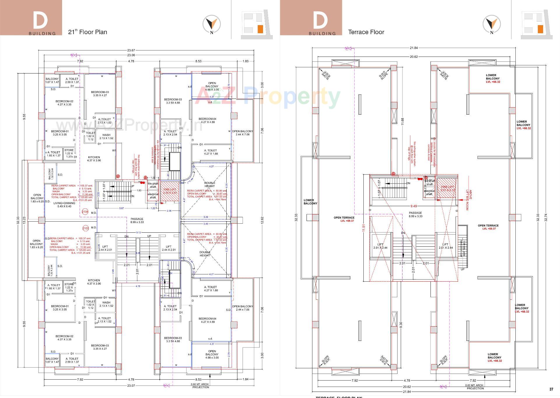 Layout of real estate project Ashtavinayak Homes located at Pal , Surat, Gujarat