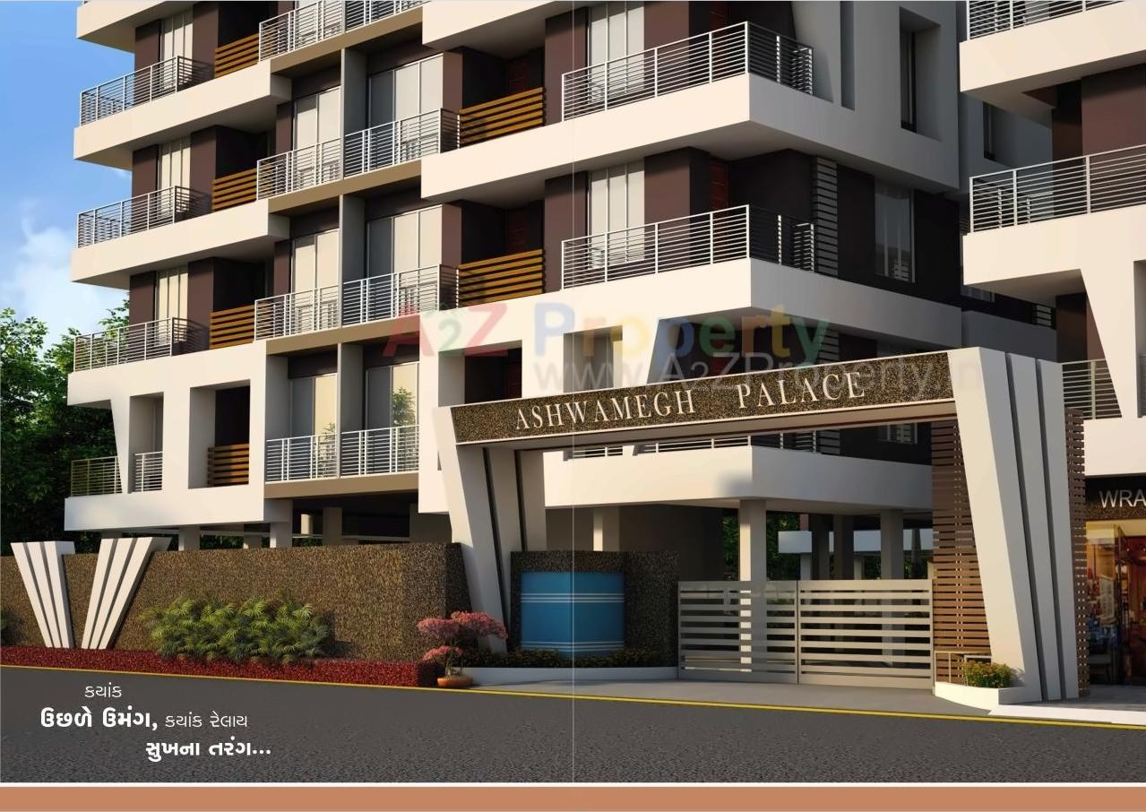 3D Elevation of real estate project Ashwamegh Palace located at Surat, Surat, Gujarat