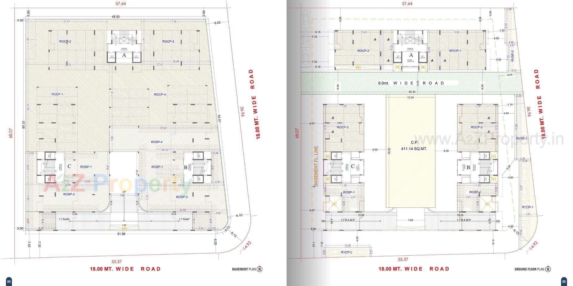 Layout of real estate project Aston Aroma located at Pal, Surat, Gujarat