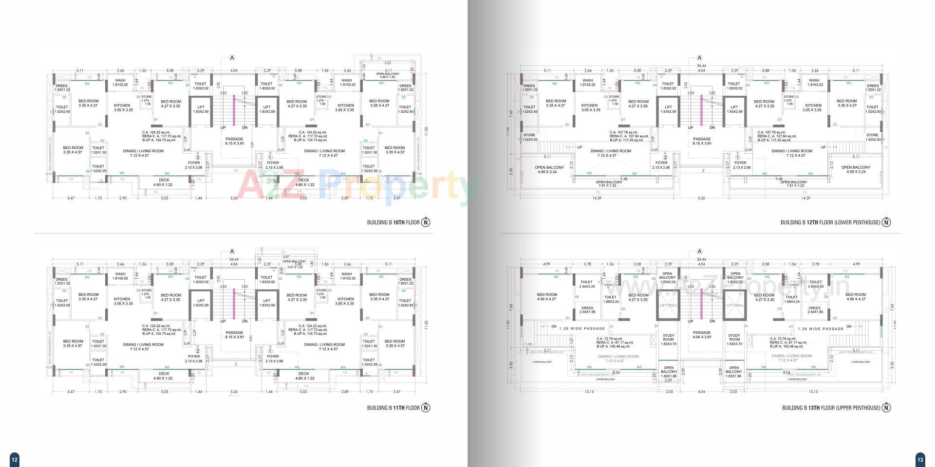 Layout of real estate project Aston Aroma located at Pal, Surat, Gujarat