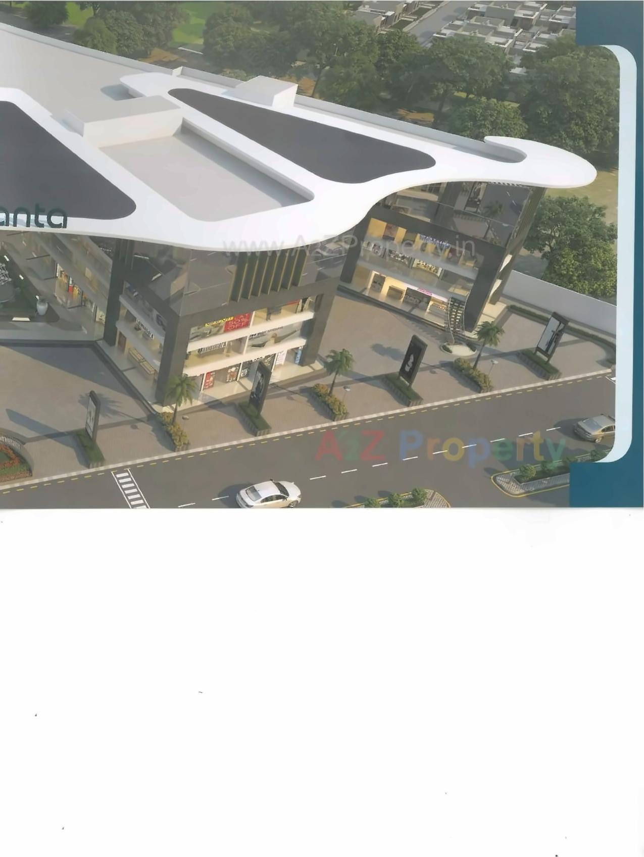 3D Elevation of real estate project Atlanta Mall located at Varachha, Surat, Gujarat