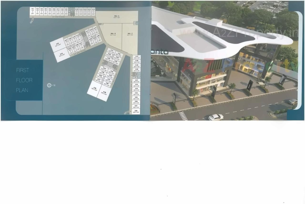  of real estate project Atlanta Mall located at Varachha, Surat, Gujarat