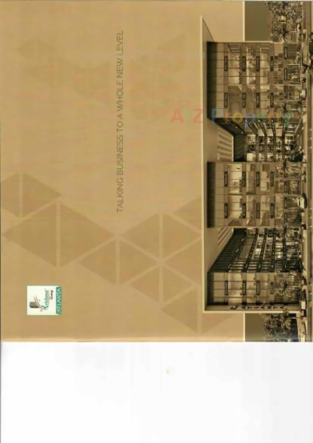 Layout of real estate project Atlanta Shoppers located at Vesu, Surat, Gujarat