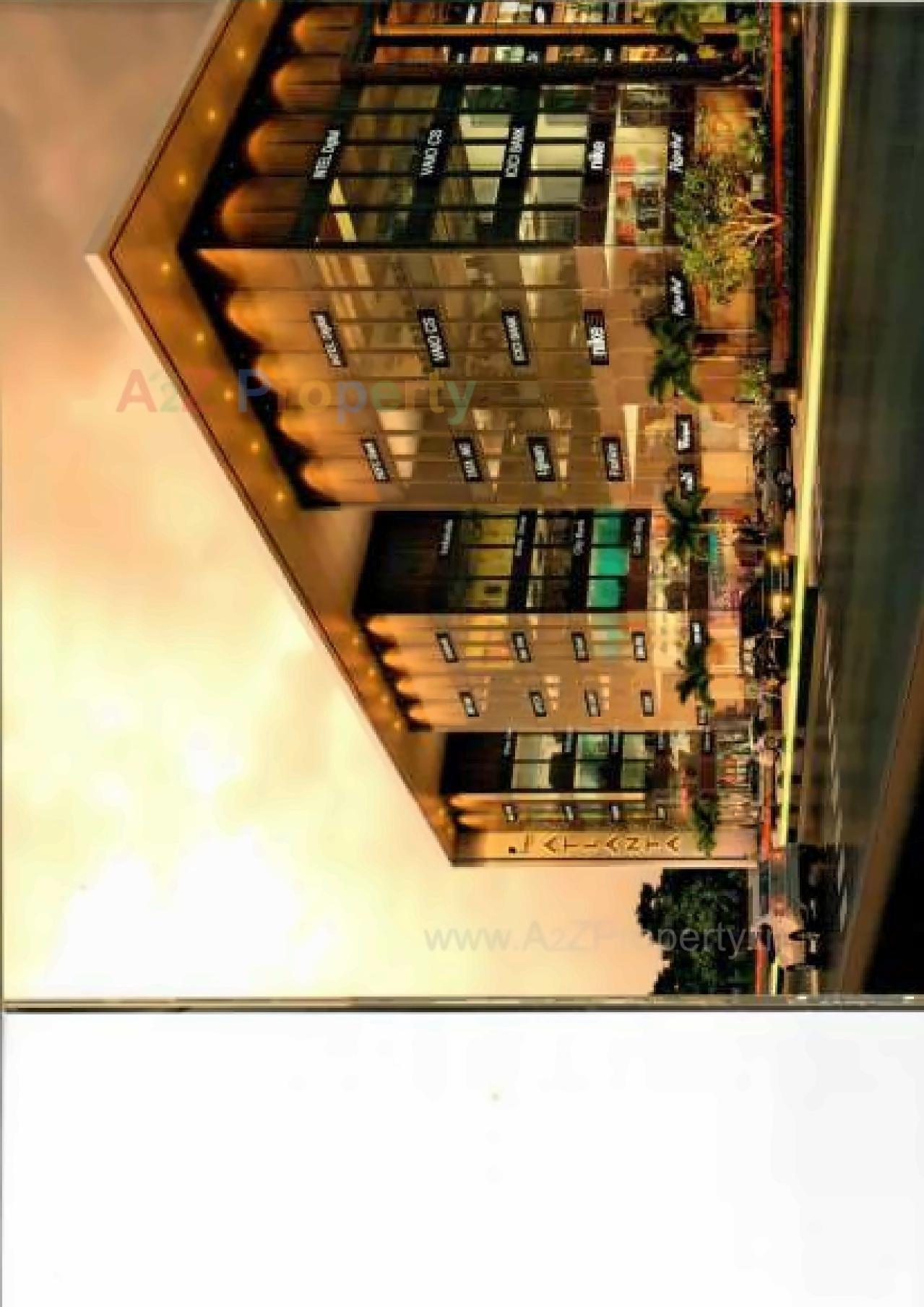 3D Elevation of real estate project Atlanta Shoppers located at Vesu, Surat, Gujarat