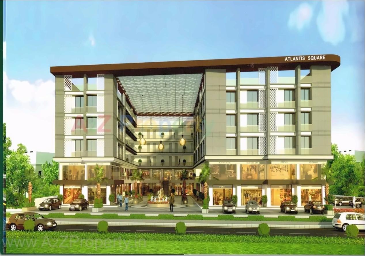 3D Elevation of real estate project Atlantis Square located at Surat, Surat, Gujarat