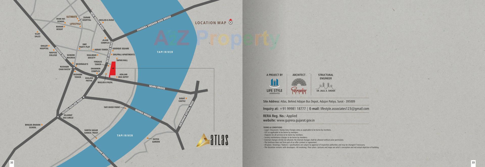  of real estate project Atlas located at Adajan, Surat, Gujarat