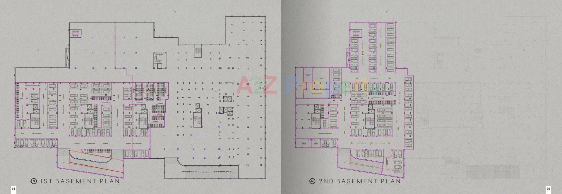 Layout of real estate project Atlas located at Adajan, Surat, Gujarat