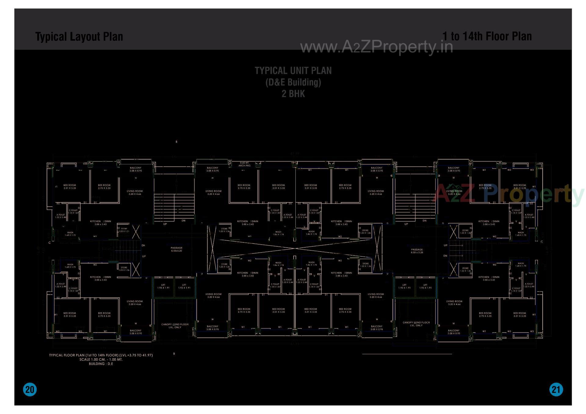  of real estate project Atulya Residency located at Sarthana, Surat, Gujarat