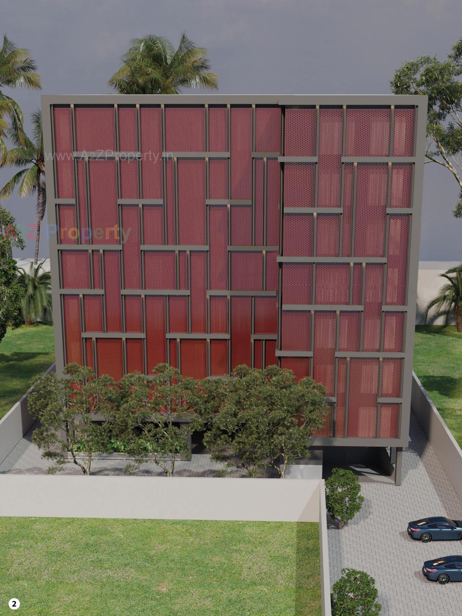 3D Elevation of real estate project Aushadh The Medicine Hub located at Ta, Surat, Gujarat