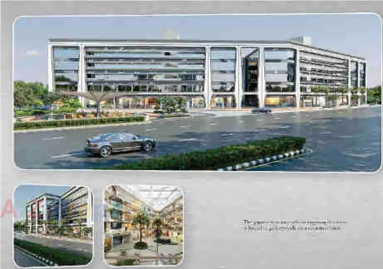 3D Elevation of real estate project Avadh Arena located at Bharthana, Surat, Gujarat