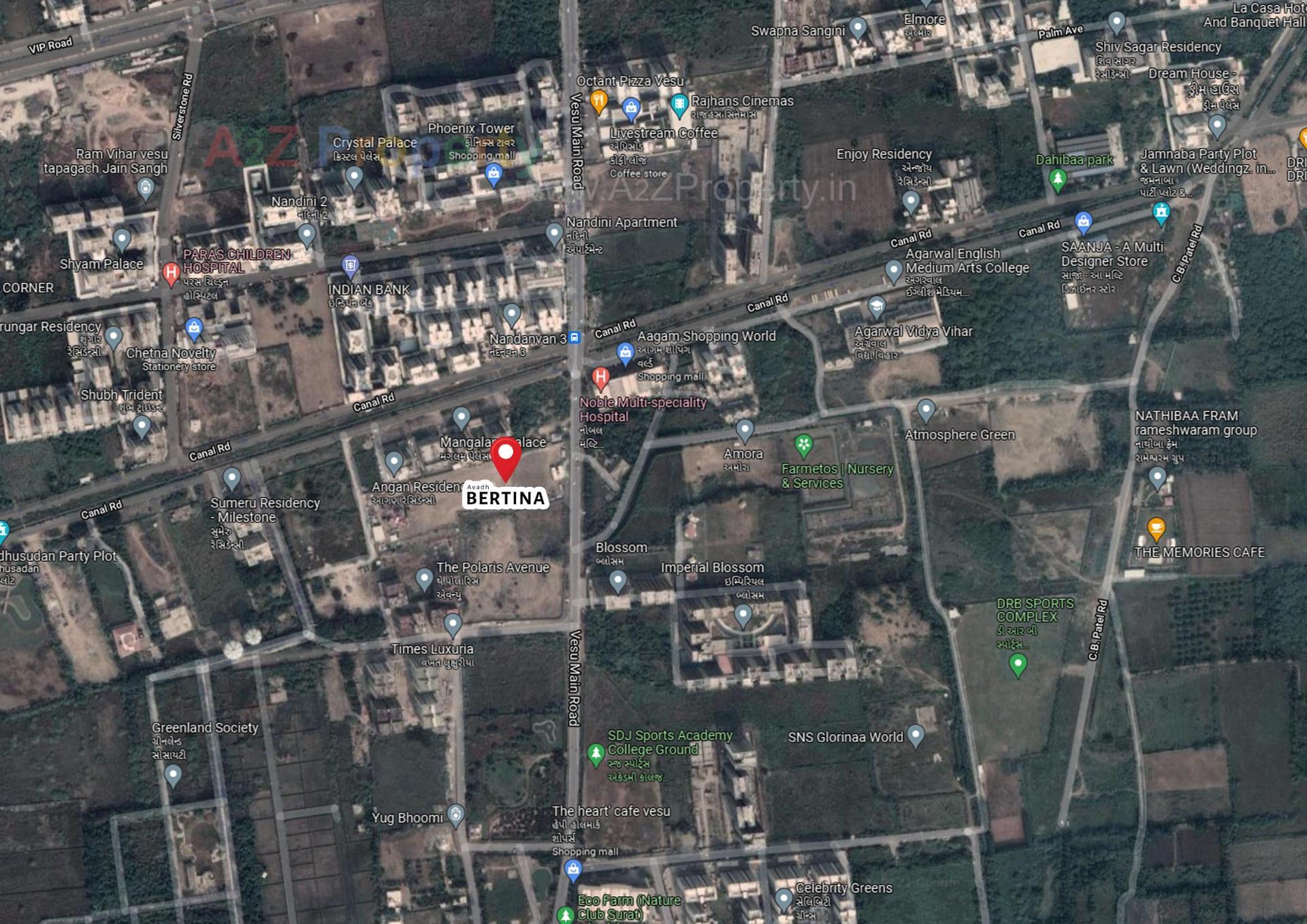  of real estate project Avadh Bertina located at Vesu, Surat, Gujarat