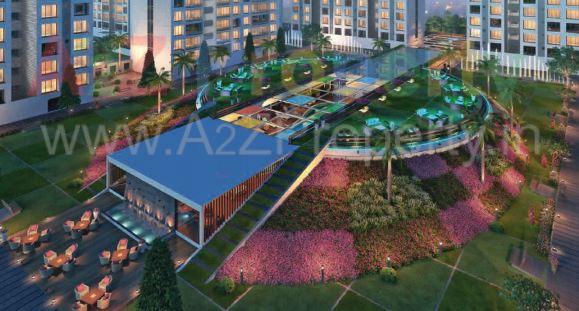 3D Elevation of real estate project Avadh Carolina located at Dumas, Surat, Gujarat