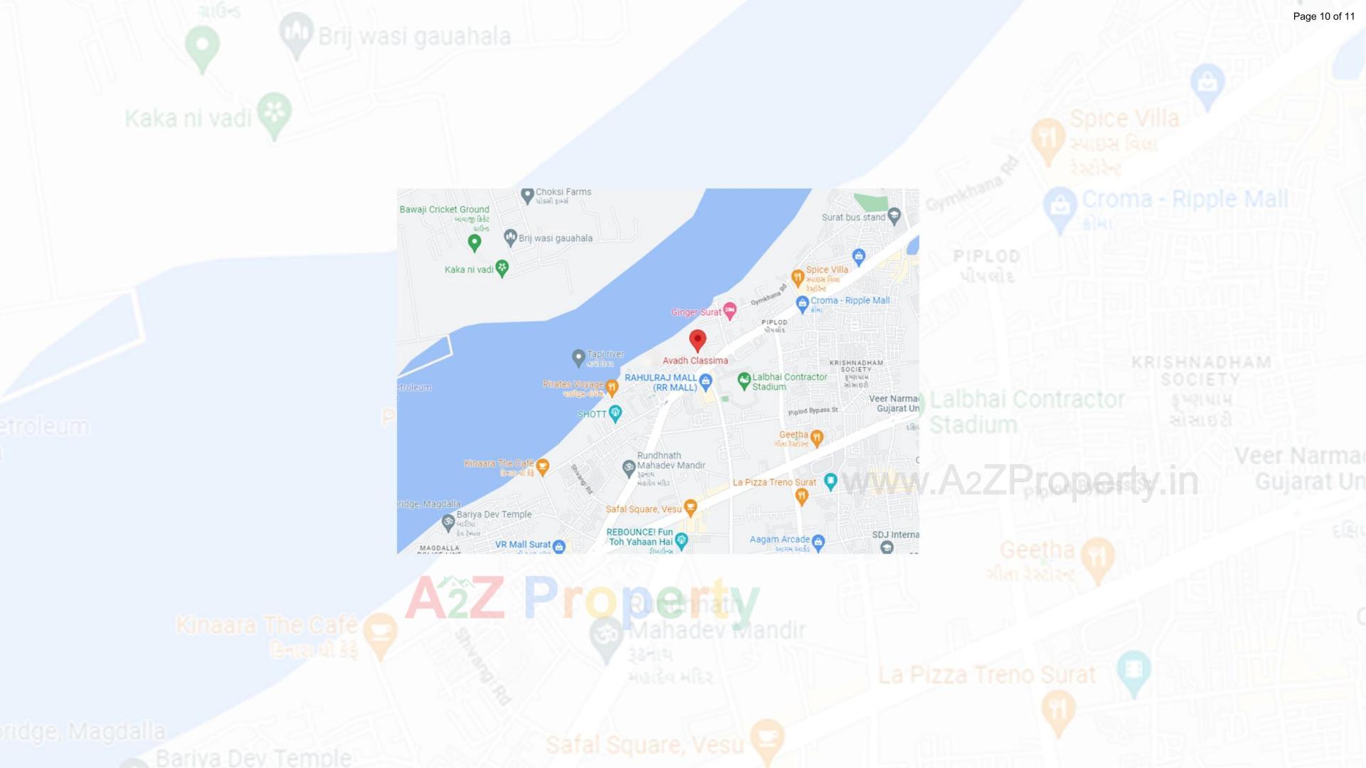  of real estate project Avadh Classima located at Rundh, Surat, Gujarat