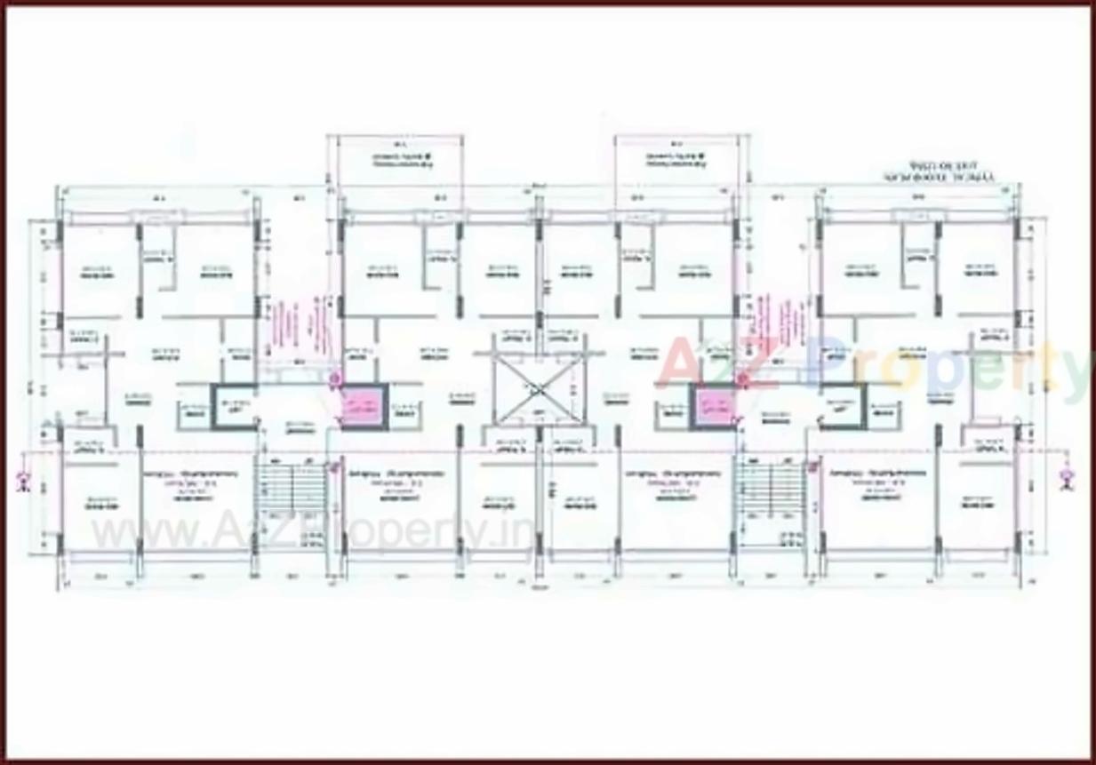 Layout of real estate project Avadh Copper Stone located at Dumas, Surat, Gujarat