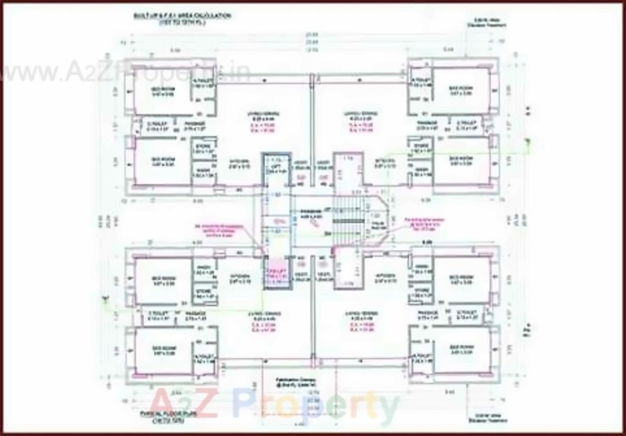 Layout of real estate project Avadh Copper Stone located at Dumas, Surat, Gujarat
