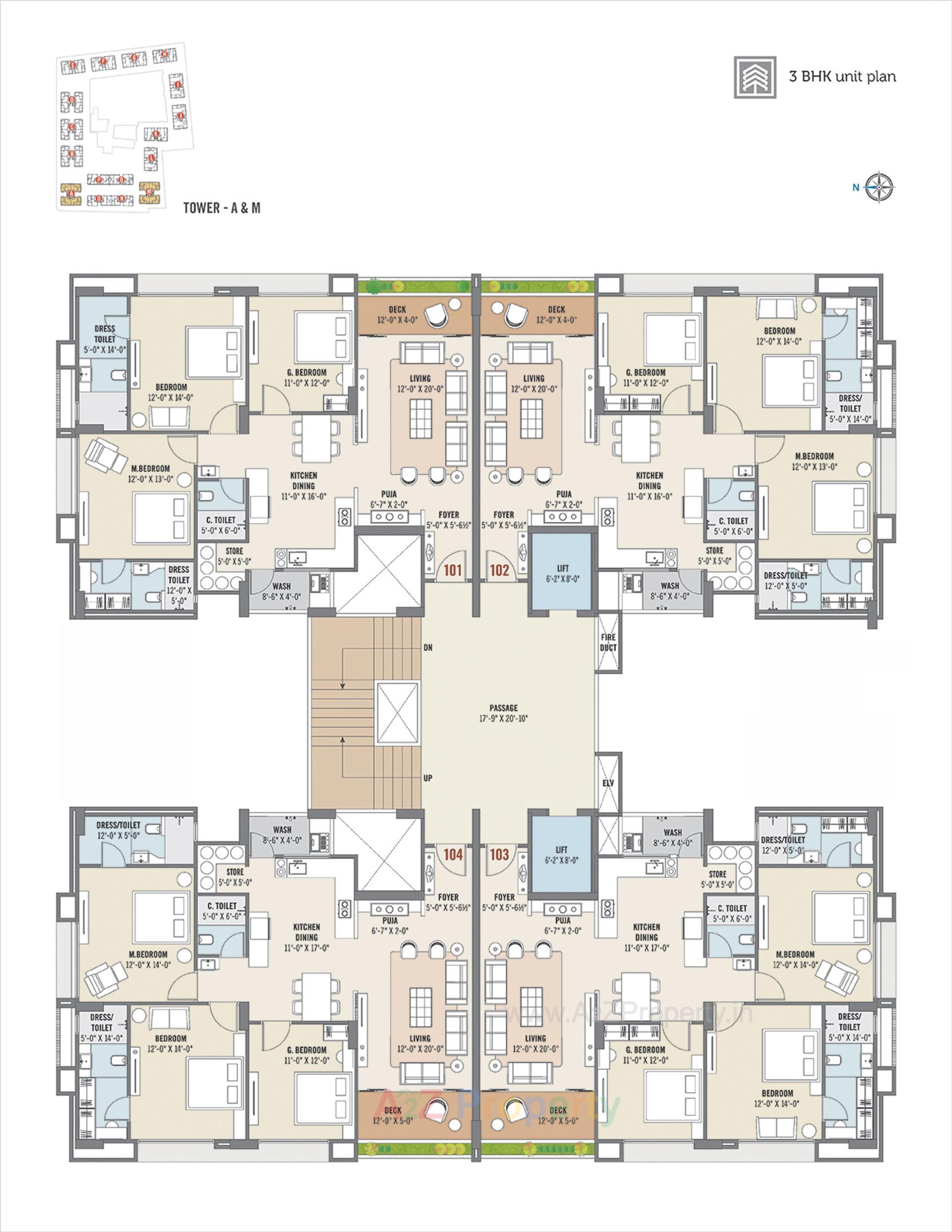 Layout of real estate project Avadh Hebitat located at Dumas, Surat, Gujarat