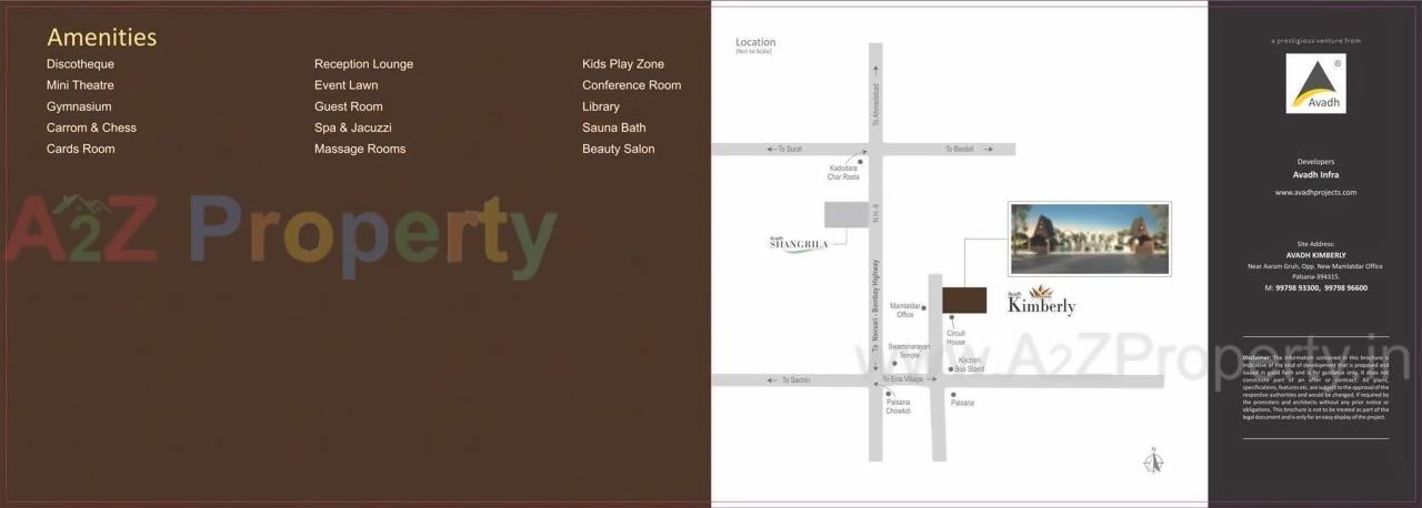  of real estate project Avadh Kimberly located at Palsana, Surat, Gujarat