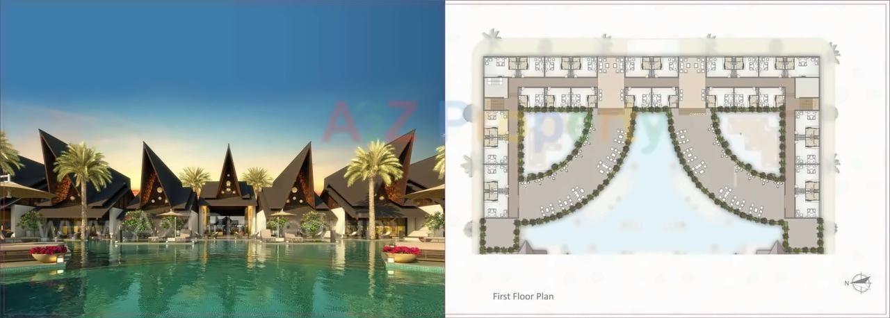 Layout of real estate project Avadh Kimberly located at Palsana, Surat, Gujarat