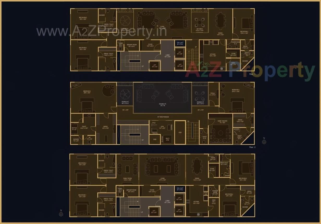 Layout of real estate project Avadh Orlena located at Umra, Surat, Gujarat