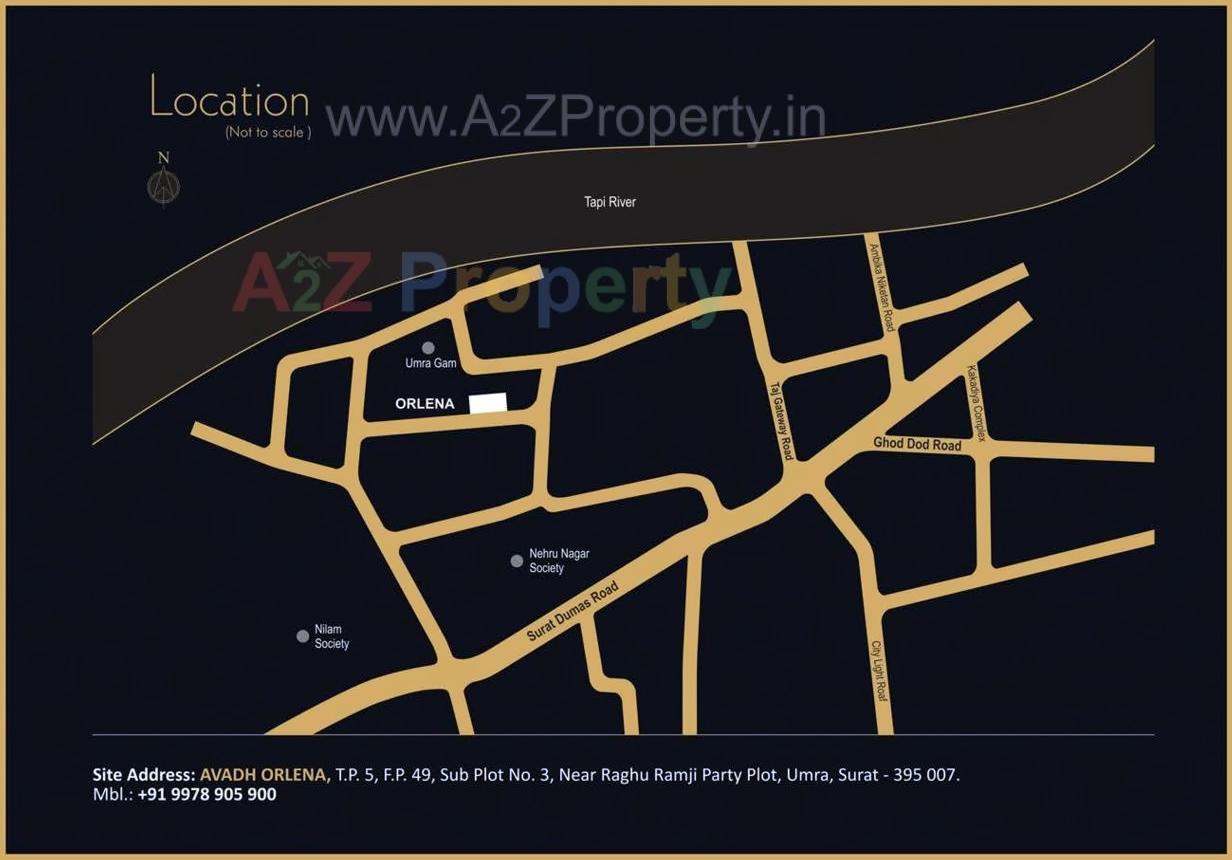  of real estate project Avadh Orlena located at Umra, Surat, Gujarat
