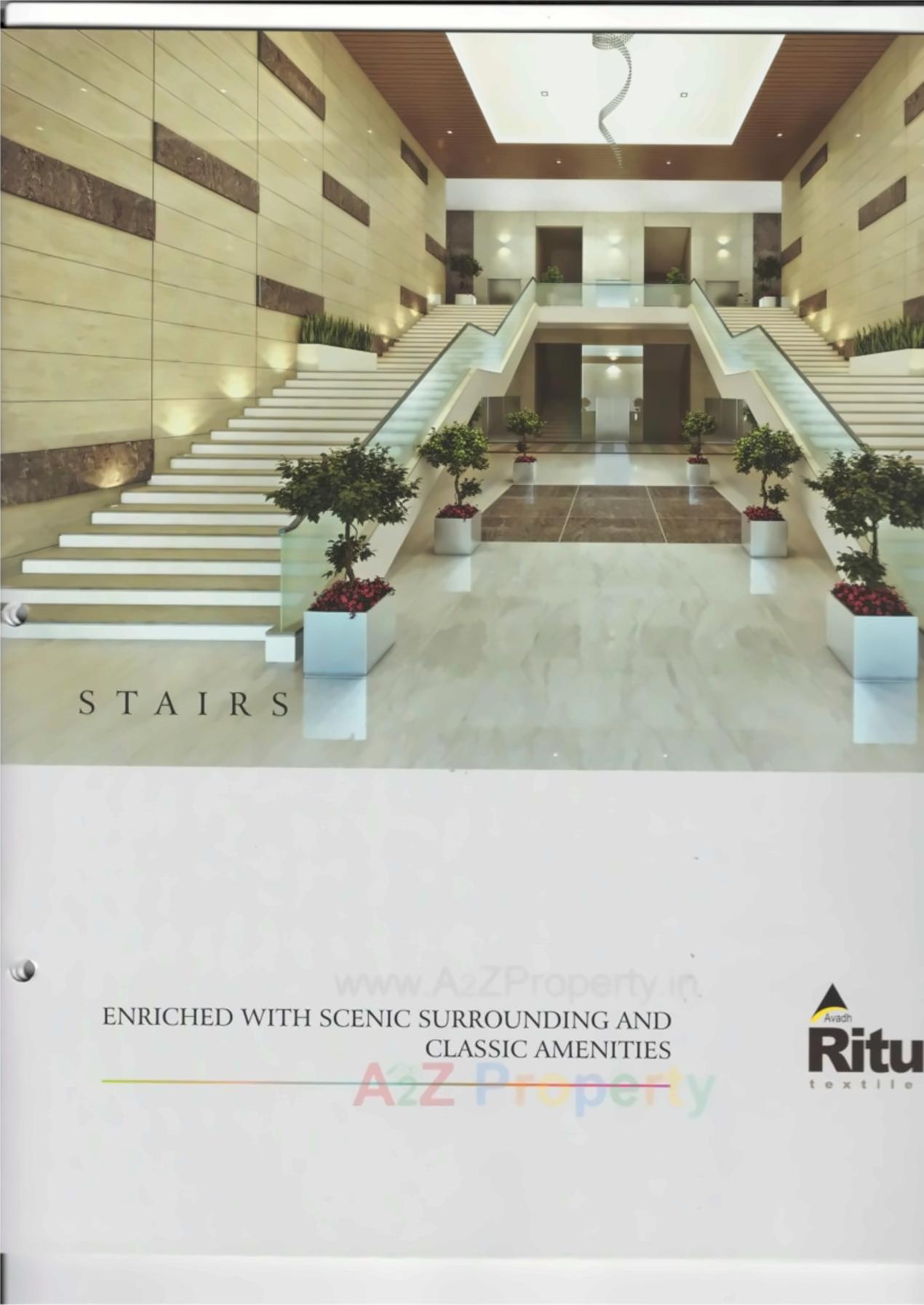 3D Elevation of real estate project Avadh Rituraj Textile Hub located at Parvat, Surat, Gujarat