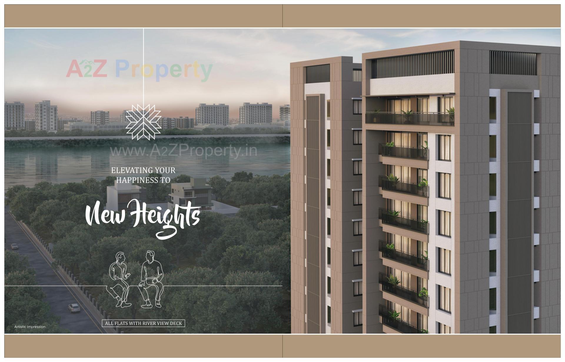 3D Elevation of real estate project Avenue located at Singanpore, Surat, Gujarat