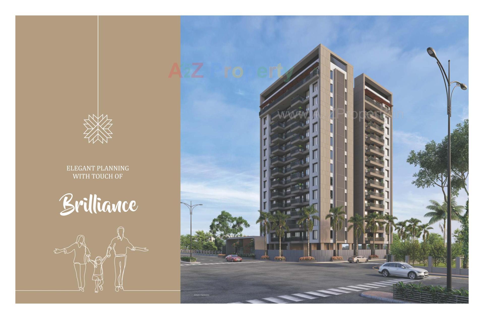 3D Elevation of real estate project Avenue located at Singanpore, Surat, Gujarat