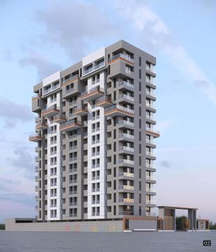 Elevation of real estate project Avkash located at Dabholi-ta, Surat, Gujarat