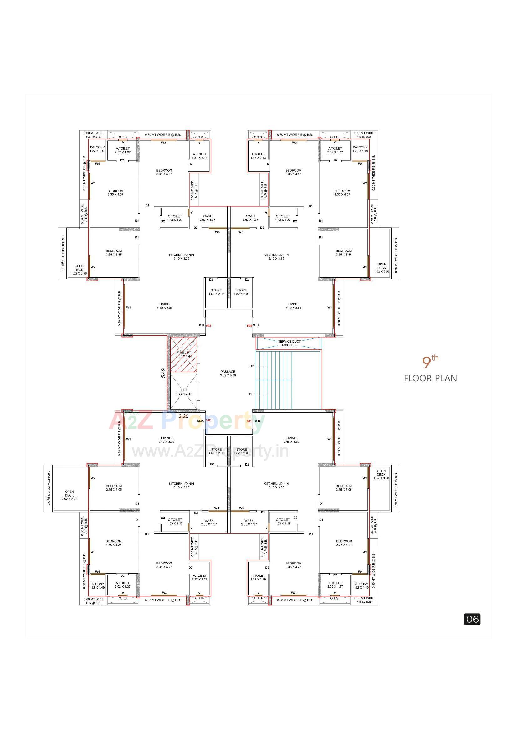 Layout of real estate project Avkash located at Dabholi, Surat, Gujarat