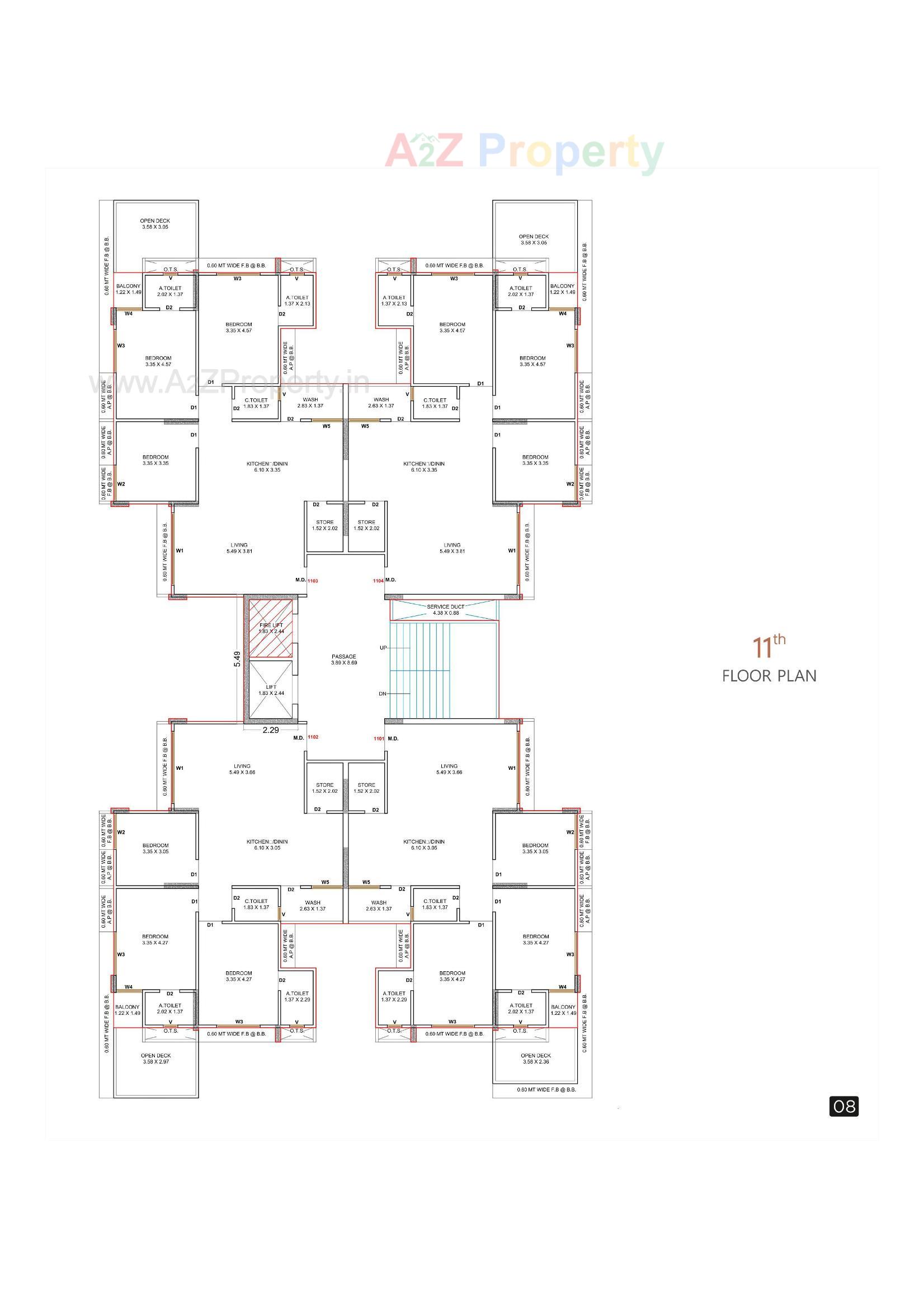 Layout of real estate project Avkash located at Dabholi, Surat, Gujarat