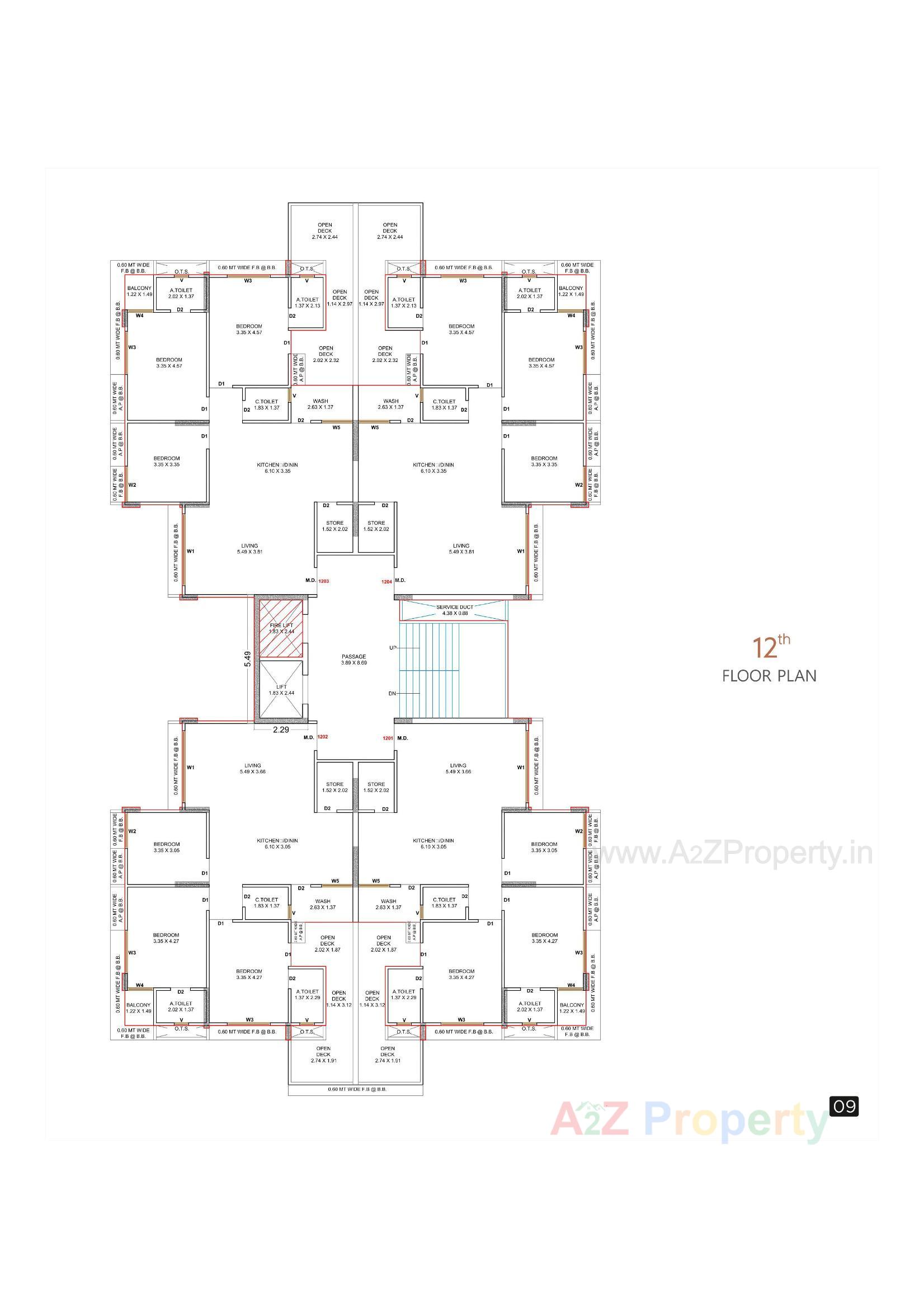 Layout of real estate project Avkash located at Dabholi, Surat, Gujarat