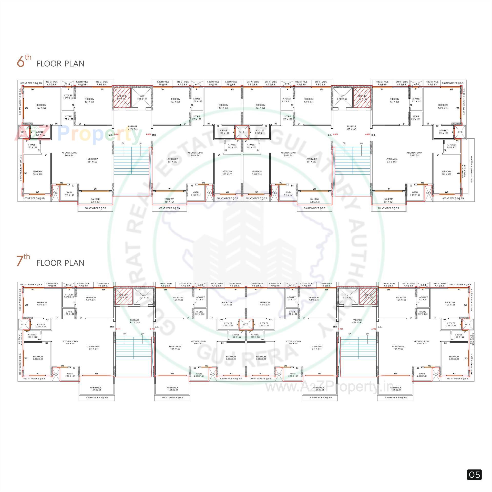Layout of real estate project Avkash located at Dabholi, Surat, Gujarat