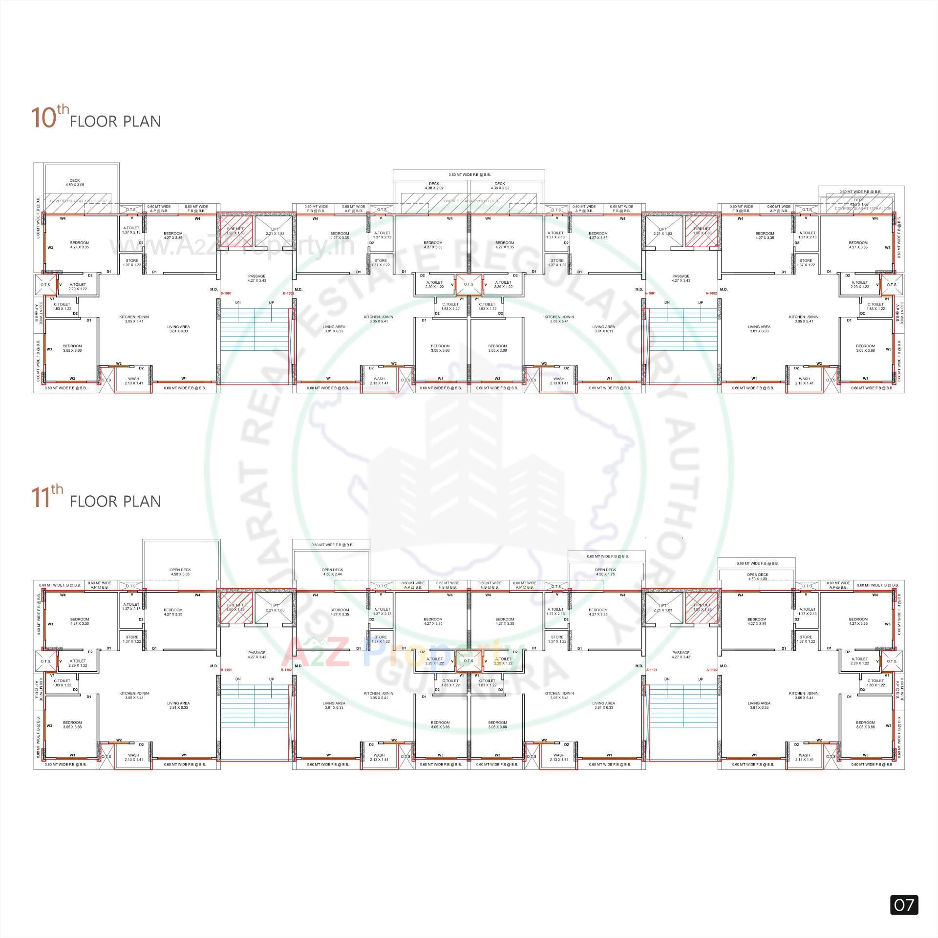 Layout of real estate project Avkash located at Dabholi, Surat, Gujarat