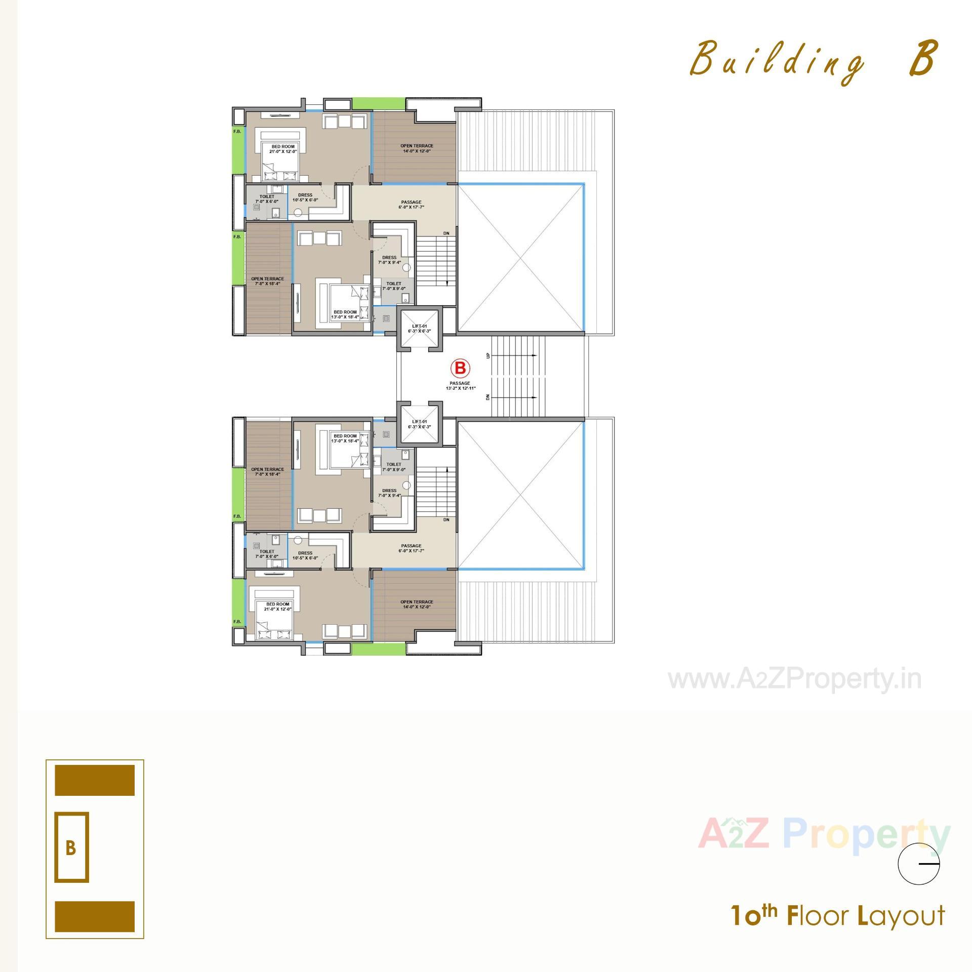 Layout of real estate project Baghban The Life Style located at Pal, Surat, Gujarat
