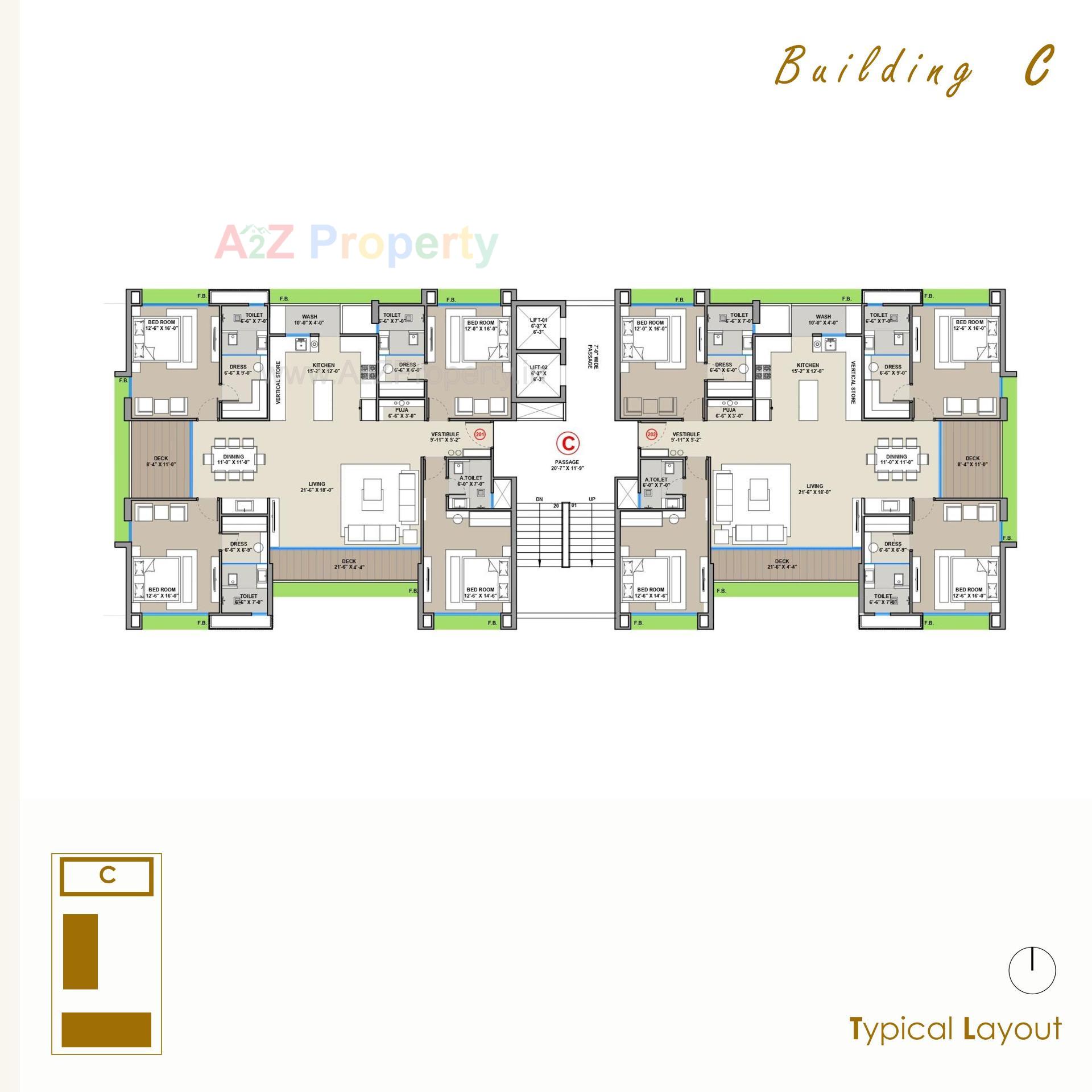 Layout of real estate project Baghban The Life Style located at Pal, Surat, Gujarat