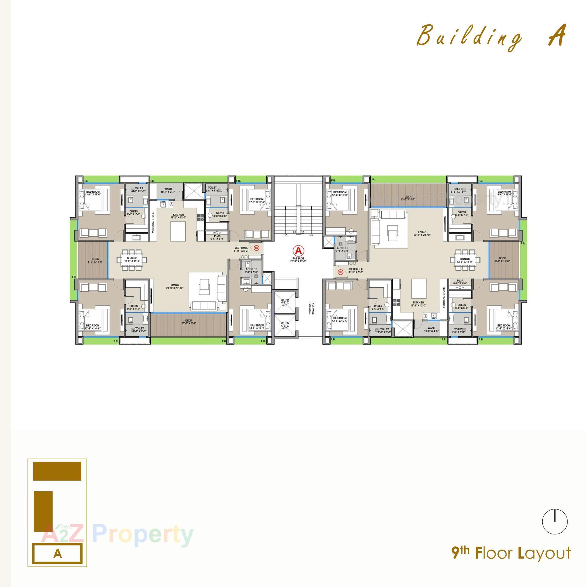 Layout of real estate project Baghban The Life Style located at Pal, Surat, Gujarat