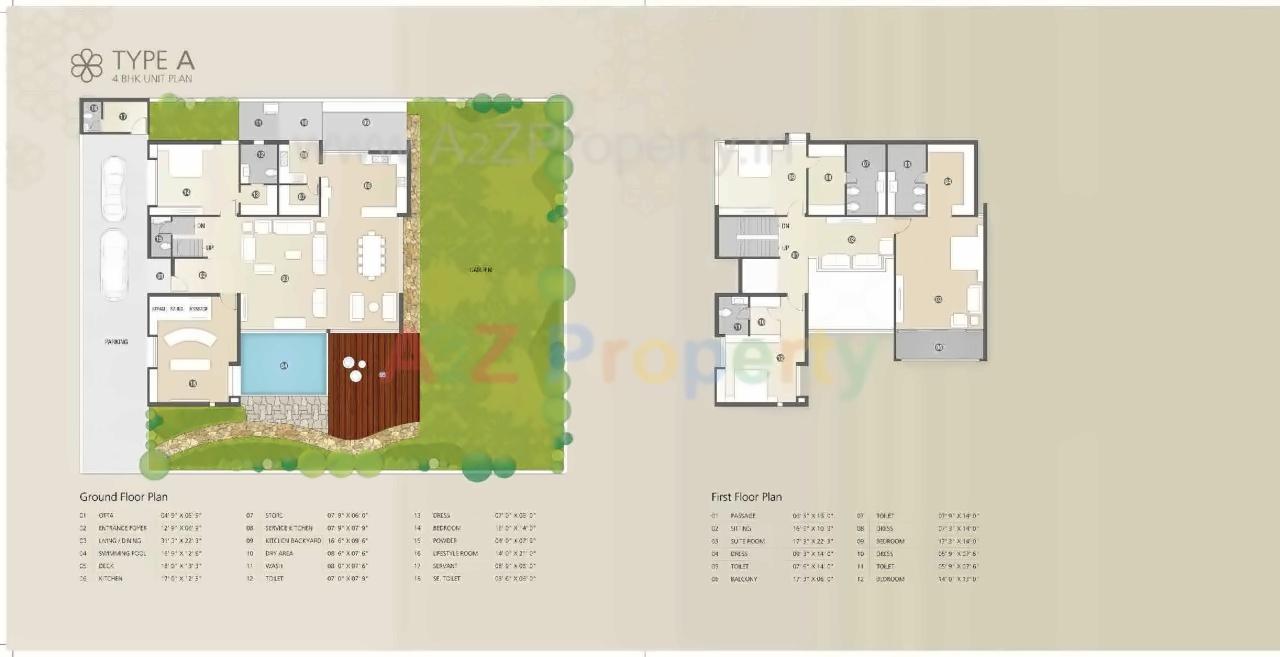 Layout of real estate project Barbella located at Barbodhan, Surat, Gujarat