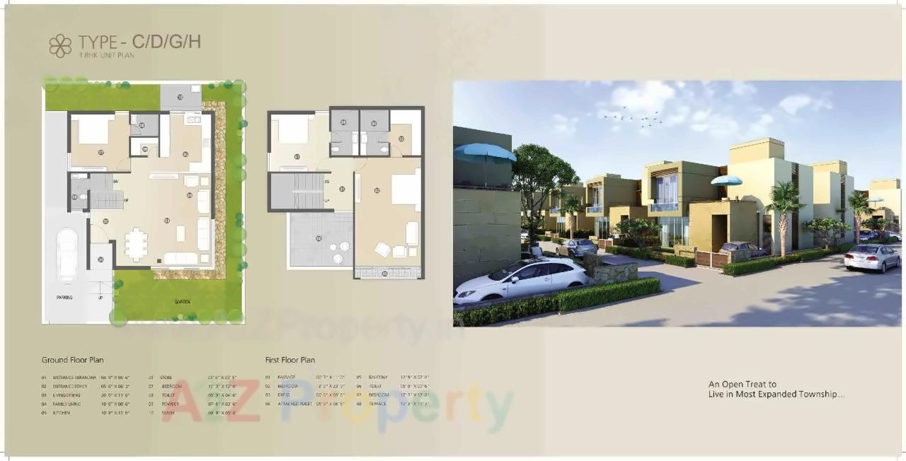 Layout of real estate project Barbella located at Barbodhan, Surat, Gujarat