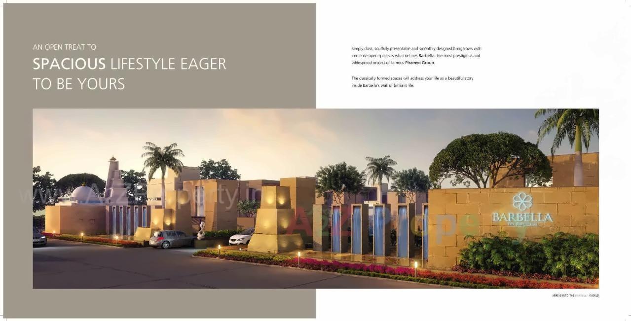 3D Elevation of real estate project Barbella located at Barbodhan, Surat, Gujarat