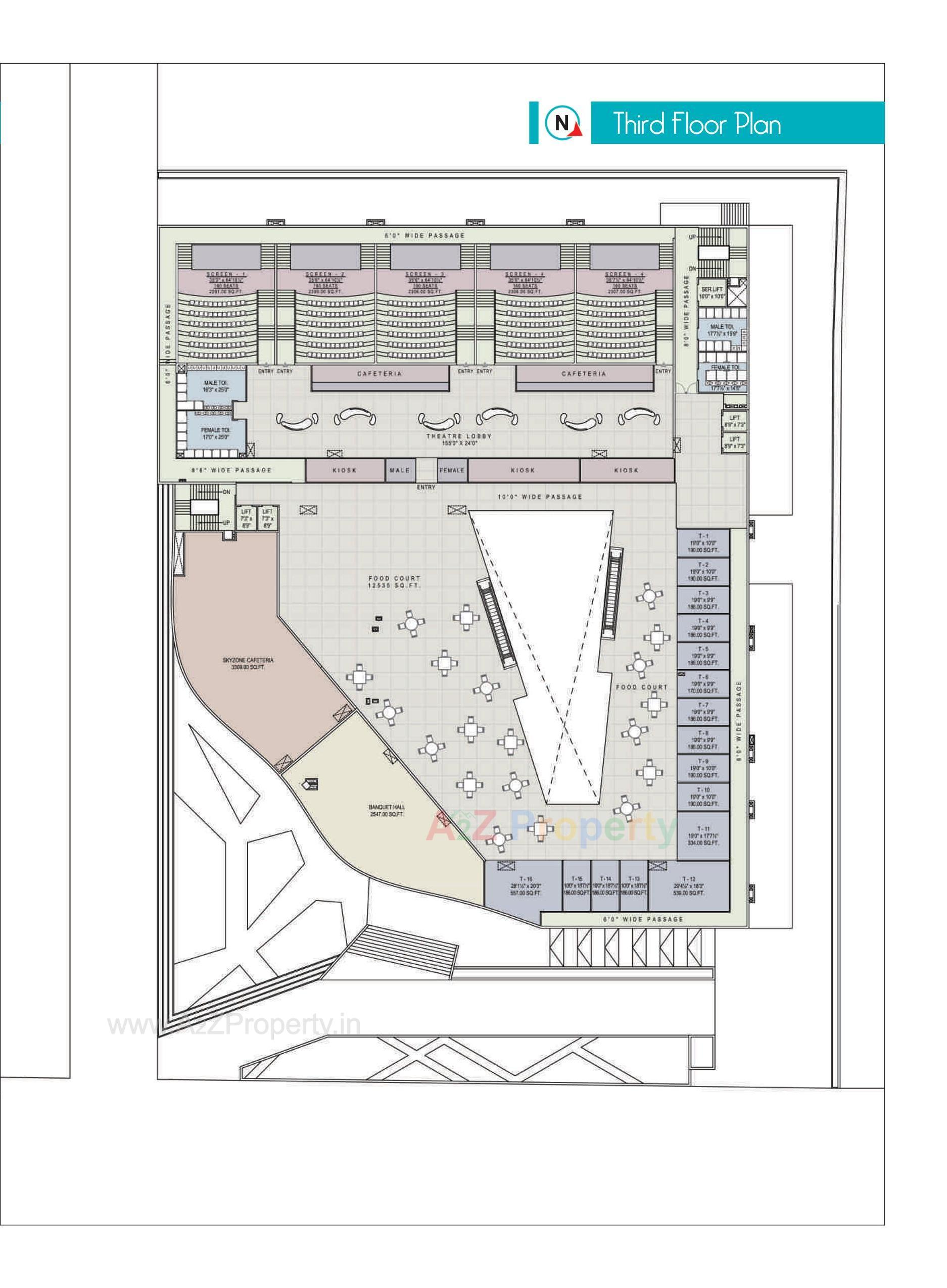 Layout of real estate project Be Mall located at Bardoli, Surat, Gujarat