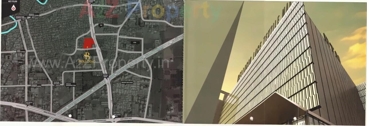  of real estate project Bellagio Lace Textile Market located at Puna, Surat, Gujarat