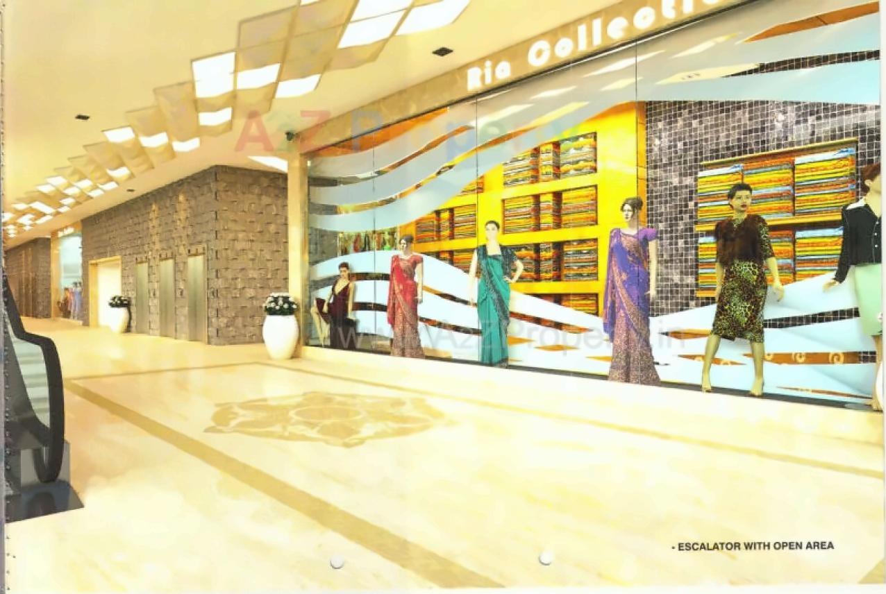 3D Elevation of real estate project Bellagio Lace Textile Market located at Puna, Surat, Gujarat