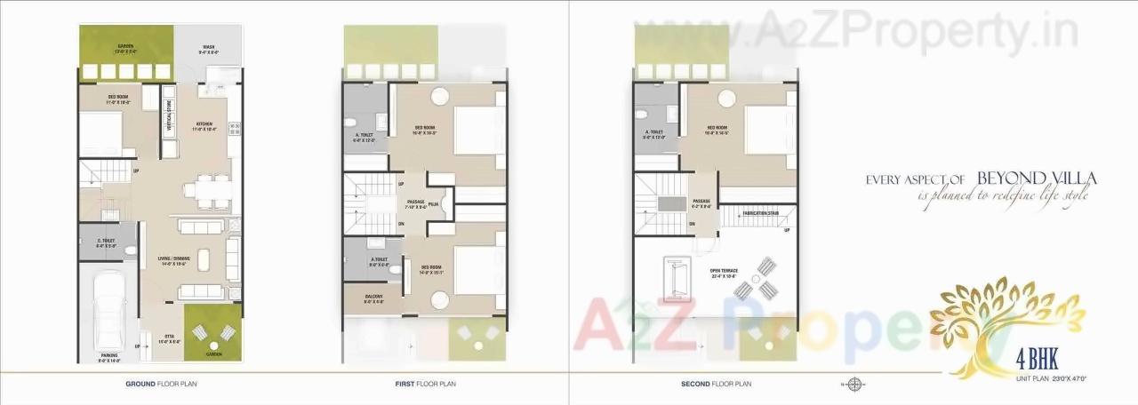 Layout of real estate project Beyond Villa located at Jahangirabad, Surat, Gujarat