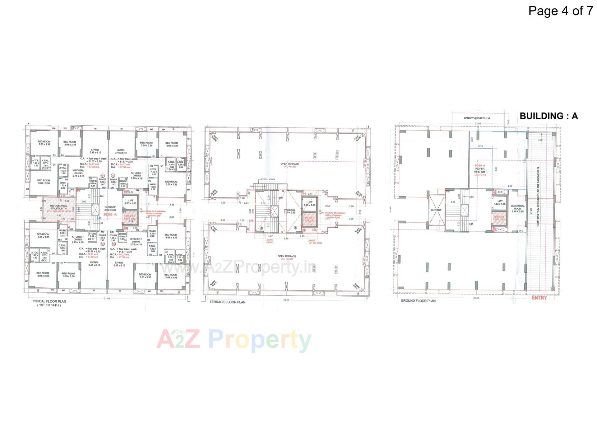 Layout of real estate project Bhagwat Elita located at Mota-varachha, Surat, Gujarat