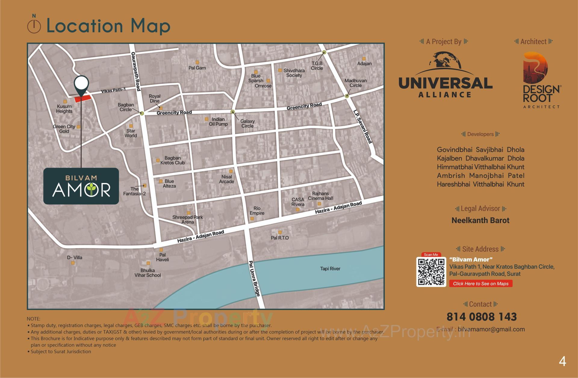  of real estate project Bilvam Amor located at Bhatha, Surat, Gujarat