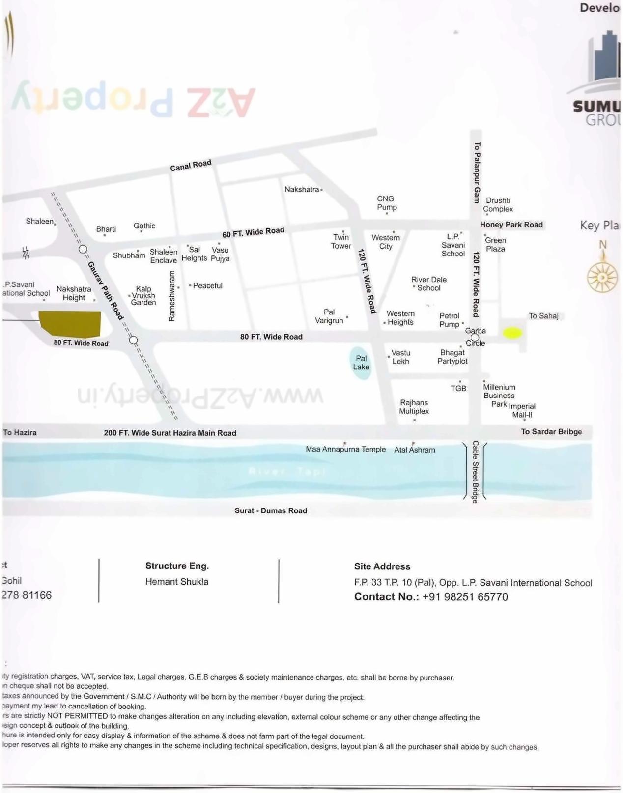  of real estate project Bilvam Heights located at Surat, Surat, Gujarat