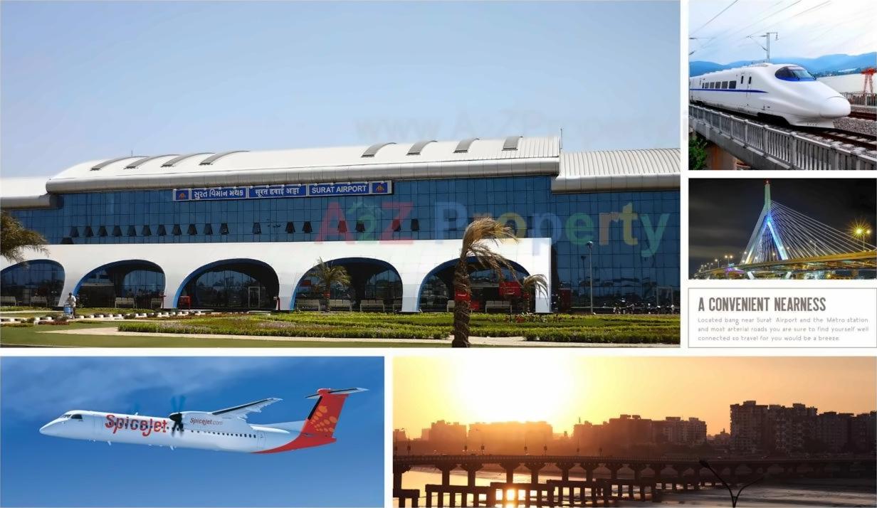 3D Elevation of real estate project Blu Altezza located at Pal, Surat, Gujarat