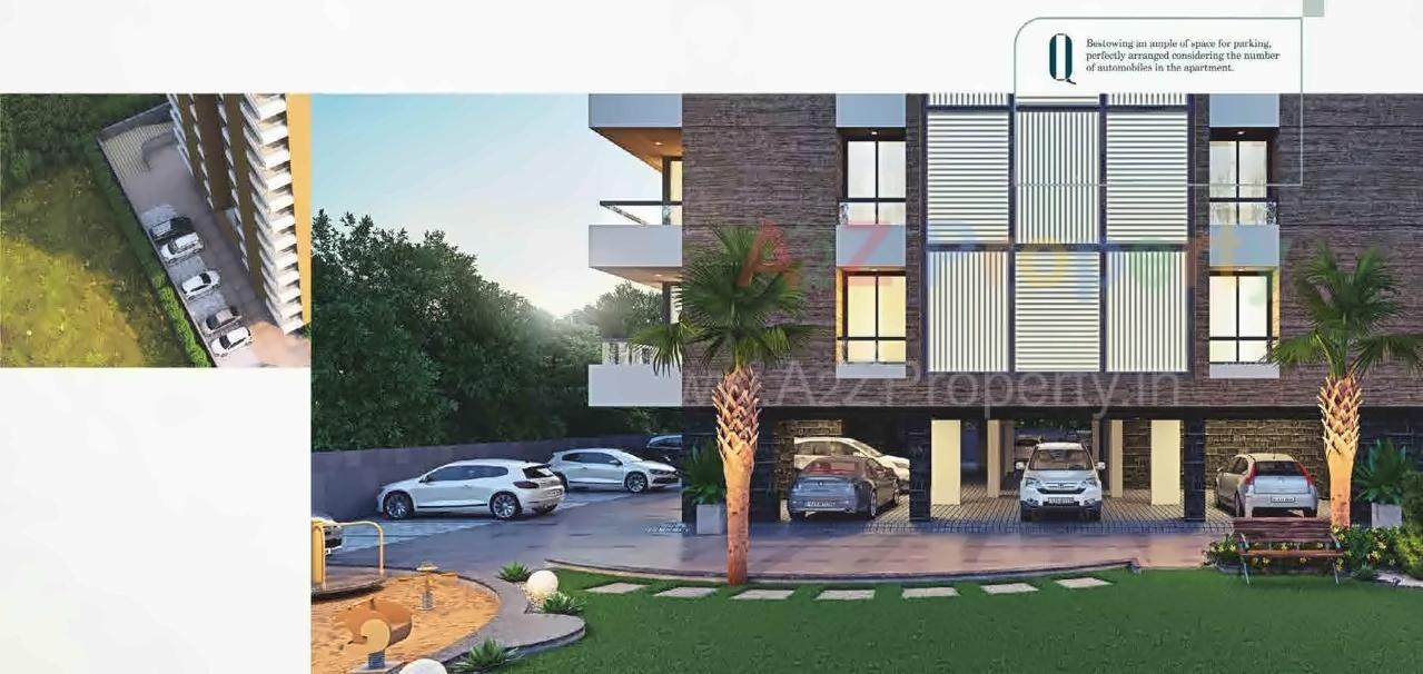 3D Elevation of real estate project Blu Quince located at Pal, Surat, Gujarat